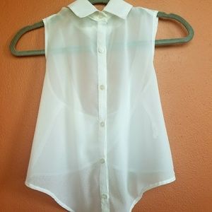 New w Tags!! Tailored Crop Top